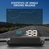 wiiyii Heads up Display for Cars, C500 Car Digital GPS Speedometer, Stereo Projecting Display with Reflector, Speed, RPM, Water Temperature, Over Speed Alarm Remind , Fatigue Driving Reminder (C500) view 4