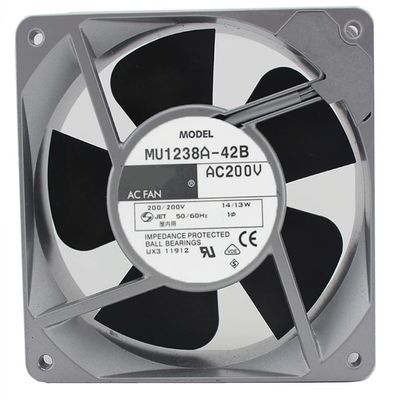 MU1238A-42B 200V 14/13W 12038 Cooling Fan 120X120X38mm