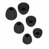 12 Pairs Ear Tips Buds Compatible with Skullcandy in-Ear Earphone, Replacement Flexible Silicone Eartips Earbuds Accessories Compatible with Skullcandy Dime/Sesh Evo/Jib/Ink'd+ - Black White view 4