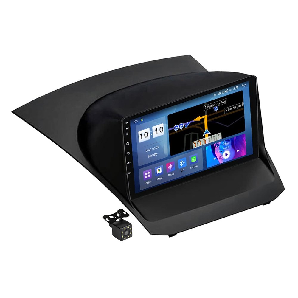 Charmstep Android 11 Car Radio for Ford Fiesta 2009-2017 Car Multimedia Player Stereo 9" Touch Screen Autoradio Navigation GPS with Bluetooth WiFi SWC Support Carplay Backup Camera,M200s/2+32g