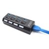 Multi USB Splitter USB 3.0 HUB On/Off Switch 4/7 Ports Expander Multiple USB with Power Adapter EU US USB3.0 Hub (4 Port EU Plug) view 2