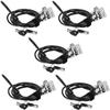I3C Laptop Cable Lock Hardware Security Cable Lock Anti Theft Combination Lock with Anchor Plate, Laptop-Computer-Security-Locks (5Pack) view 1