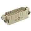 09322643001, Male Insert Without Contacts, Gray 64+Ground Position Crimp view 1