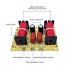 JINGERL 2PCS 150W 3 Way Audio Speaker Crossover Treble+ Midrange+ Bass Independent Filter Frequency Divider for Speaker DIY view 2