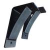 Rustic Red Door Co. Steel Heavy Duty Triangle Support Floating Shelf Bracket - Strong - DIY Rustic Shelving Brackets (Pack of 2) (5"x8"x2.5", Black Texture) view 1