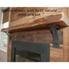 RRD Heavy Duty Steel Mantel Brackets (2 Pack) - Fireplace & Countertop Support - Hand Welded - Rustic Farmhouse Decor (6"x10"x4", Black Texture) view 3