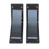 RRD Heavy Duty Steel Mantel Brackets (2 Pack) - Fireplace & Countertop Support - Hand Welded - Rustic Farmhouse Decor (6"x10"x4", Black Texture) view 4