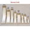 Rustic Red Door Co. Steel Heavy Duty Fireplace Mantel Brackets - Countertop Support - Hand Welded Steel Brackets - Rustic Farmhouse Decor (Pack of 2) (9"x12"x4", Roman Gold) view 2