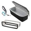 VANTIYAUS Replacement Storage Carrying Travel Bag for Bose Soundlink Mini I and Mini II Speaker,Gel Soft Case Skin Cover and Hard Travel Carrying Case Box  Black view 1