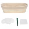 Bread Baking Tool Kits 9 Inch Banneton Proofing Basket Stencil Bag DIY Set Tools (21x14x8cm) view 1