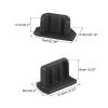 MECCANIXITY Silicone Anti-Dust Port Plug Cover Mini USB and Micro USB Male view 2