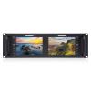 FEELWORLD D71 Plus -H Dual 7" 3RU IPS 1920x1200 Broadcast LCD Rack Mount Monitor with HDMI, AV Input and Output view 1