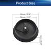 Bettomshin 1.97" Desk Grommet Plastic 50mm Cable Hole Cover Cord Desk Grommets Arrange Wires Organizer for Home Office Desk Cable Cord Black 10Pcs view 2