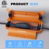 Flemoon [3 Pack] Outdoor Extension Cord Safety Cover with Waterproof Seal, Weatherproof Electrical Connection Box to Protect Outdoor Outlet, Plug, Socket, Christmas Holiday Decoration Light, Orange view 3