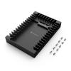Yottamaster 2.5" to 3.5" Hard Drive Adapter-ABS Hard Drive Mounting Bracket for 7/9.5/12.5/15mm 2.5" SATA HDD SSD, SATA 3.0 Interface view 1