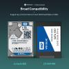 Yottamaster 2.5" to 3.5" Hard Drive Adapter-ABS Hard Drive Mounting Bracket for 7/9.5/12.5/15mm 2.5" SATA HDD SSD, SATA 3.0 Interface view 3