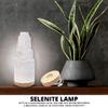 Himalayan Glow WBM Selenite Crystal Lamp, Morrocan Lamp Decorative Night Light | 7 Inch Tall view 2