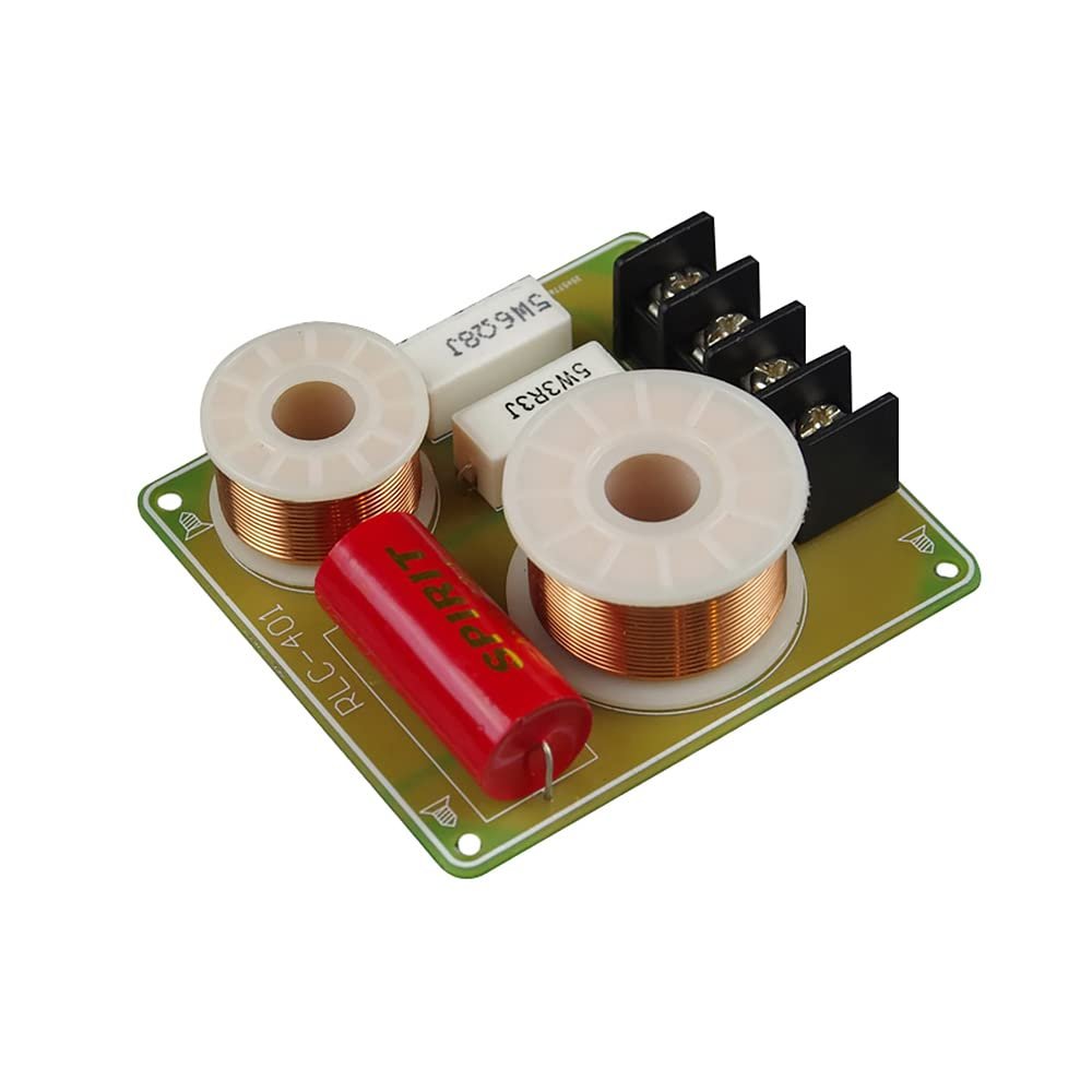 JINGERL 1PC 60W Audio Speaker Notch Filter Crossover RLC LCR Wave HiFi Frequency Filter Divider for Home Theater Loudspeaker DIY