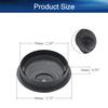 Bettomshin 2.28" Desk Grommet Zinc Alloy 58mm Cable Hole Cover Cord Desk Grommets Arrange Wires Organizer for Home Office Desk Cable Cord Black 4Pcs view 2