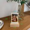 WOGOZAN Mini 12 Glowing table Picture Frame For Instax Mini 12/11/SE/99/90/9/8/EVO Instant Camera and Polaroid 2.15x3.4 Inches Film photo-Can Be Used As Night Light (2 Pieces) view 3