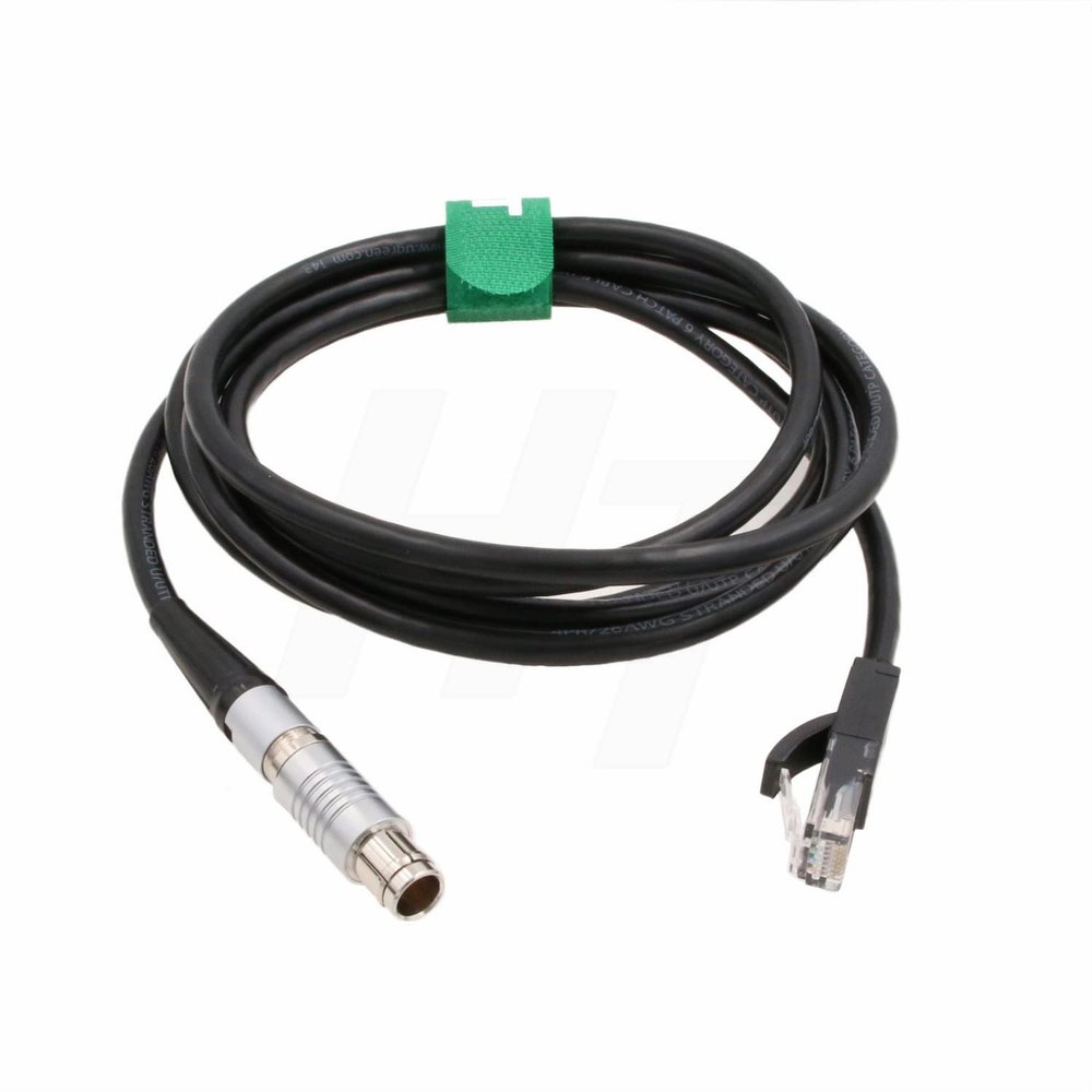 HangTon Ethernet Cable 8-Pin Male to RJ45 Cat 6 UTP Data Transfer for Phantom High-Speed Camera Flex4K v2512 v2640 v2012 to Computer (10M)