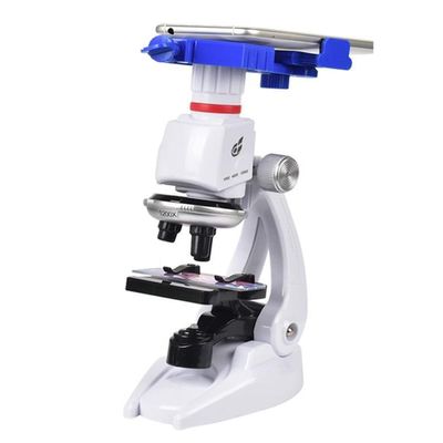 ZTBH Microscope Accessories Kit 1200 X Monocular Biological Microscope Set, Child Lab Optical Instruments Microscope Slides (Color : with Mount)
