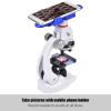 ZTBH Microscope Accessories Kit 1200 X Monocular Biological Microscope Set, Child Lab Optical Instruments Microscope Slides (Color : with Mount) view 3