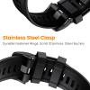 NotoCity Compatible with Fenix 7/Fenix 6/Fenix 5 Band,QuickFit 22mm Silicone Watch Band for Fenix 8 47mm/Fenix 7 Pro/Fenix 6 Pro/Fenix 5 Plus/Approach S70/S62/S60/Epix 2 Pro 47mm(Black) view 4