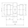 AEC ADT-3015S-KS25IP-KS25IP, 2.92mm Female to Female Adapter view 3