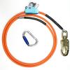S.E.PEAK Flipline Kit,Climbing Harness, Adjustable Tree Lanyard, Rope Grab,Steel Swivel Snap Hook Fall Protection for Arborist,Tree Climbers (1/2x8ft,Orange) view 1