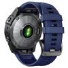 NotoCity Compatible with Fenix 7/Fenix 6/Fenix 5 Band,QuickFit 22mm Silicone Watch Band for Fenix 8 47mm/Fenix 7 Pro/Fenix 6 Pro/Fenix 5 Plus/Approach S70/S62/S60/Epix 2 Pro 47mm(Dark blue) view 1