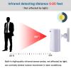 BESTOONE Motion Sensor Alarm, Long Range Wireless Driveway Alarm, Indoor Home Security System Electric Doorbells, 2 Motion Detector and 1 Alarm, 38 Chime Tunes, LED Indicator view 4