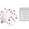 Questo Casa, Round Digital Printed Mouse Mat Non Slip Backing for Office and Home Use Diameter 22cm view 3