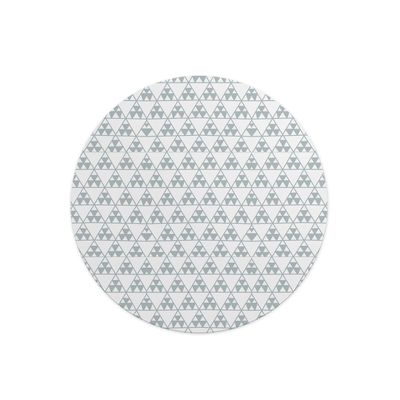 Questo Casa, Round Digital Printed Mouse Mat Non Slip Backing for Office and Home Use Diameter 22cm