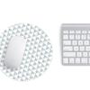 Questo Casa, Round Digital Printed Mouse Mat Non Slip Backing for Office and Home Use Diameter 22cm view 3