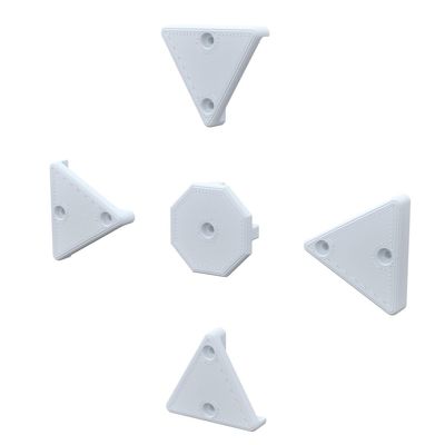 3D Cabin Vinyl Record Wall Mount Display Kit Tile Grid