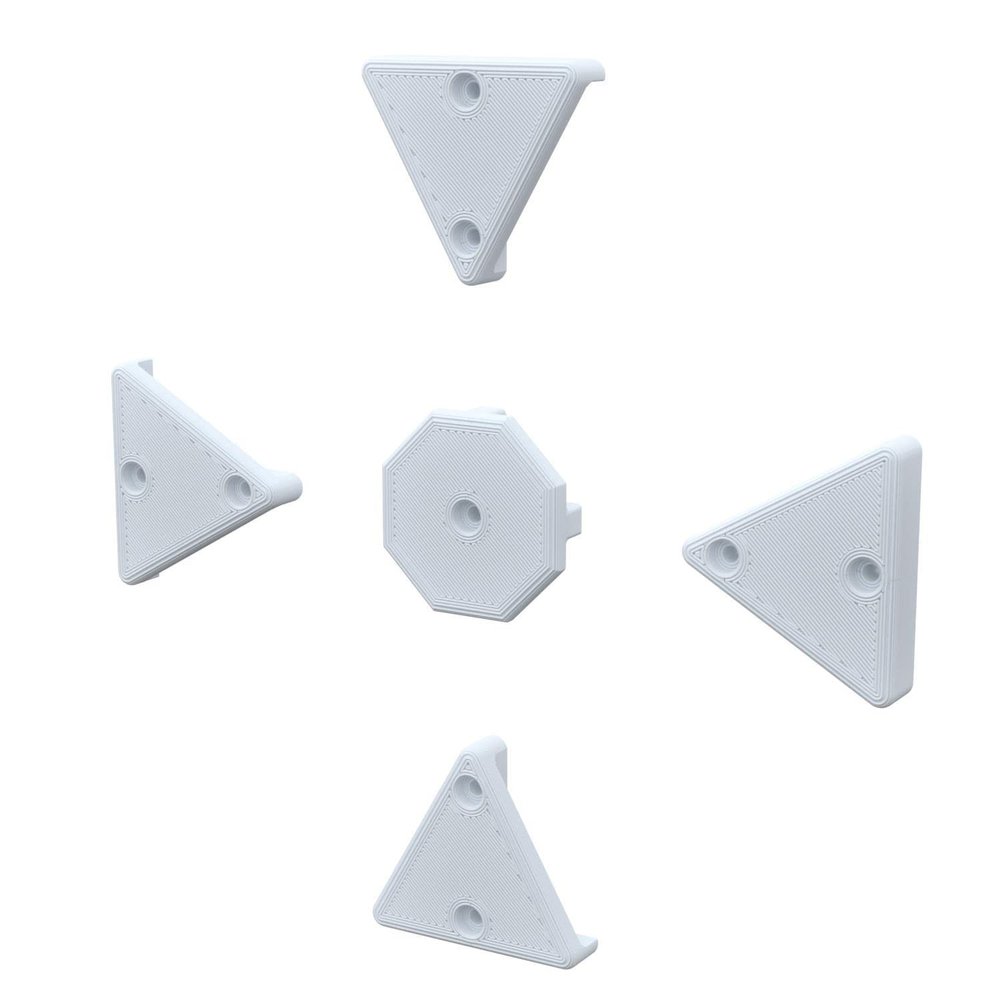 3D Cabin Vinyl Record Wall Mount Display Kit Tile Grid