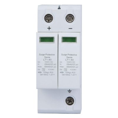1000V 2P DC House Photovoltaic Surge Protector Din Rail (2P40KA)