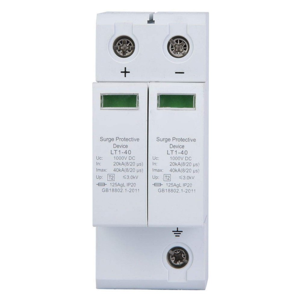 1000V 2P DC House Photovoltaic Surge Protector Din Rail (2P40KA)