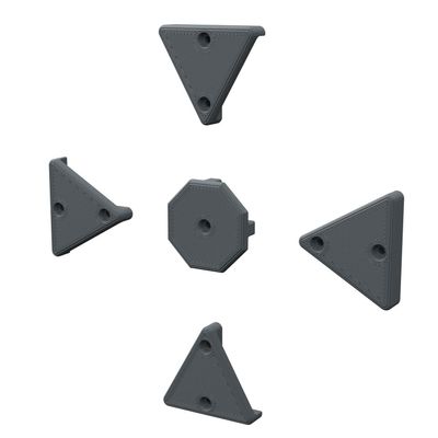3D Cabin Vinyl Record Wall Mount Display Kit Tile Grid