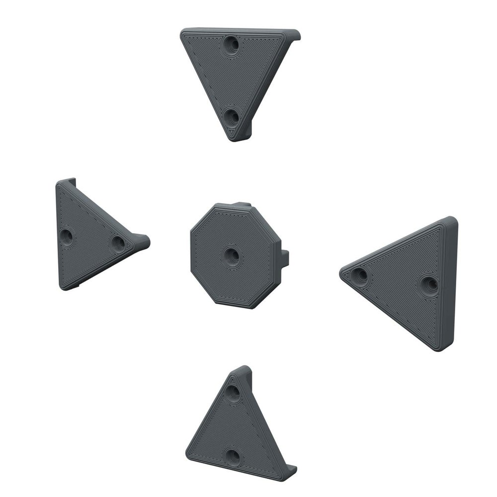 3D Cabin Vinyl Record Wall Mount Display Kit Tile Grid