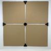 3D Cabin Vinyl Record Wall Mount Display Kit Tile Grid view 3