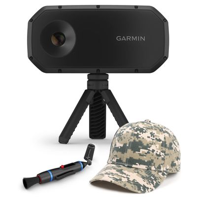 Wearable4U Garmin Xero S1, Live-fire Mobile Trapshooting Trainer Cleaning Pen and Camo Free Hat Bundle