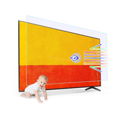 43 50 55 65 75 Inch TV Display Protector Film Anti-Glare/Anti Blue Light/Anti Scratch/Anti-Fingerprint and Dust Shielding UV and Radiation,43" L 942*W529