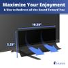 EUCATUS BEST PRODUCTS & GIFTS TV Speaker Passive Amplifier Set: Redirect Home Theater Sound Toward You, Not The Floor. Improve Sound Clarity. Great for Moms, Dads, Audiophiles, Seniors view 3