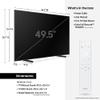 SAMSUNG 50-Inch Class QLED 4K The Frame LS03B Series, Quantum HDR, Art Mode, Anti-Reflection Matte Display, Slim Fit Wall Mount Included, Smart TV w/ Alexa Built-In (QN50LS03BAFXZA) view 2