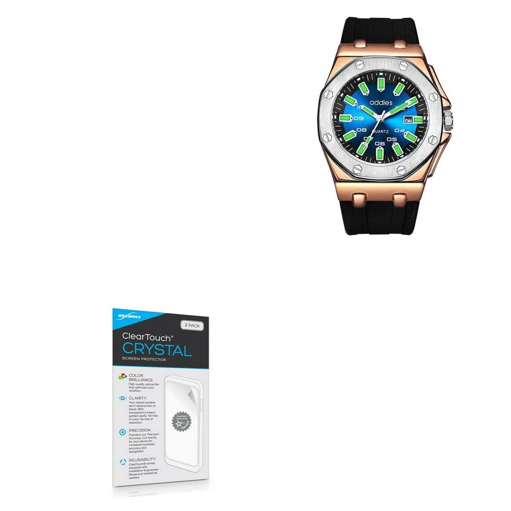 BoxWave Screen Protector Compatible With Bolt Bezel - ClearTouch Crystal (2-Pack), HD Film Skin - Shields From Scratches