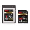 Ritz Gear Video Pro CFExpress Type B 1TB Card (1700/1400 R/W) + SD Card UHS-II 256GB SDXC Memory Card U3 V60 (R 265mb/s 120mb/s Write) (Not Recommended for Nikon Cameras)