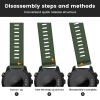 CUZOW 20mm Watch Band for Garmin Venu/Venu Sq 2/Venu 2 Plus/Vivoactive 3/5, Soft Silicone Sport Watch Band for Galaxy Watch 7/6/4 40mm 44mm, for Garmin Forerunner 645/245Pack of 10 view 4