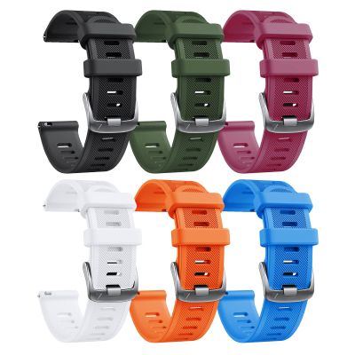 CUZOW 20mm Watch Band for Garmin Venu/Venu Sq 2/Venu 2 Plus/Vivoactive 3/5, Soft Silicone Sport Watch Band for Galaxy Watch 7/6/4 40mm 44mm, for Garmin Forerunner 645/245Pack of 6